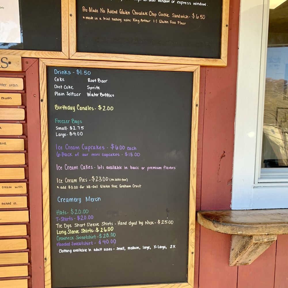 Ferris Acres Creamery - Menu (fall 2024) - Ice Cream & Frozen Yogurt Near Me - Newtown, Connecticut