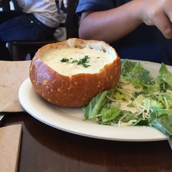 Boudin SF - Clam chowder in bread bowl - Bakeries Near Me - Costa Mesa, California