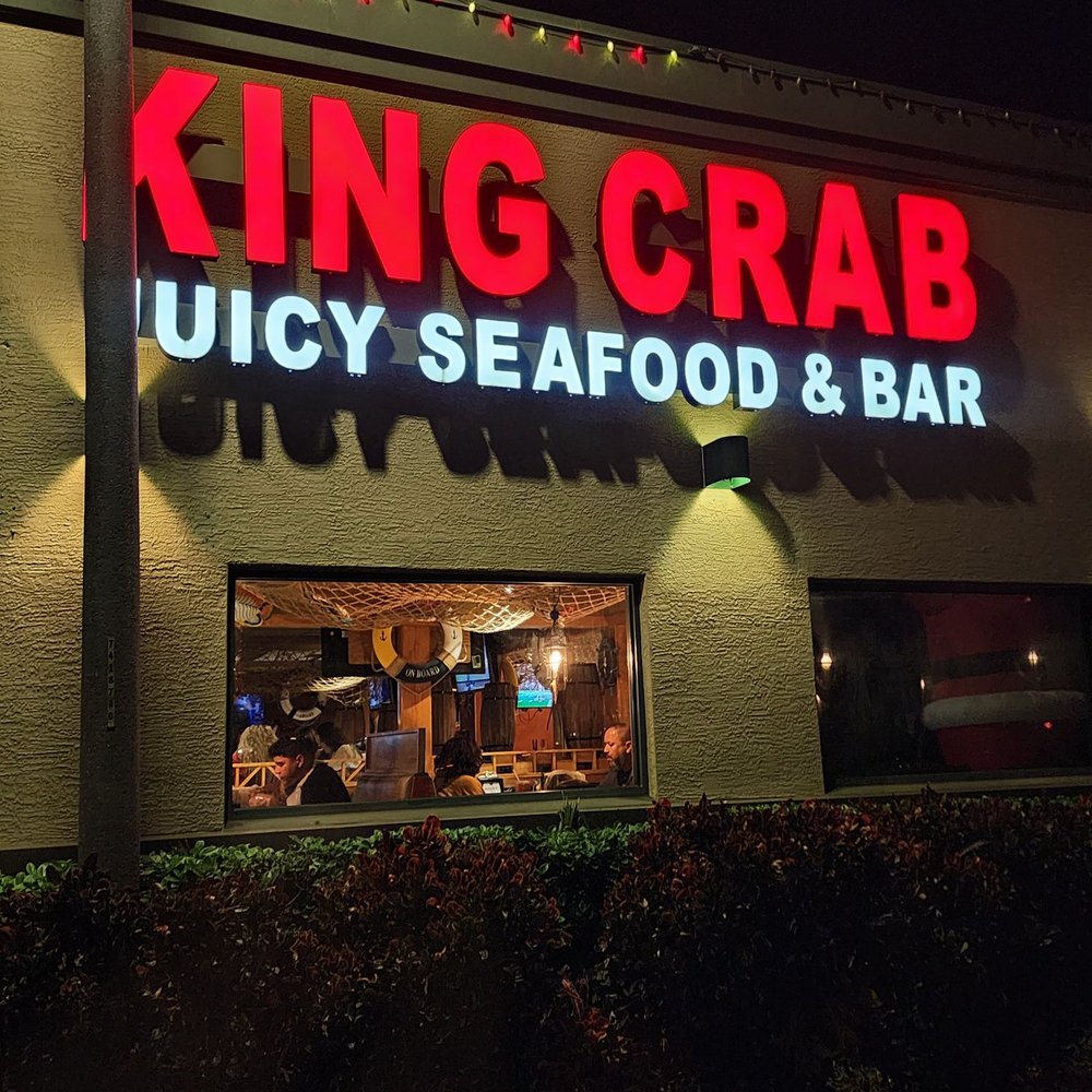 King Crab - Signage - Seafood Near Me - Orlando, Florida