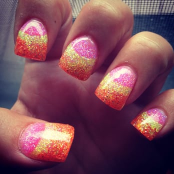 New Fancy Nails - Love my glitter nails Tammy does! :) - Nail Salons Near Me - Massapequa, New York