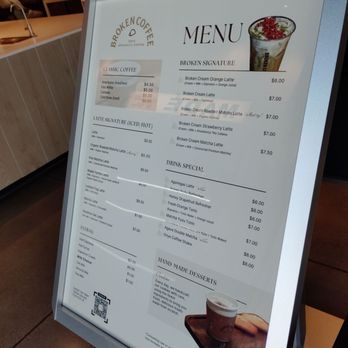 Broken Coffee - Silverado - Menu - Cafes Near Me - Las Vegas, Nevada Broken Coffee - Silverado - Menu - Cafes Near Me - Las Vegas, Nevada