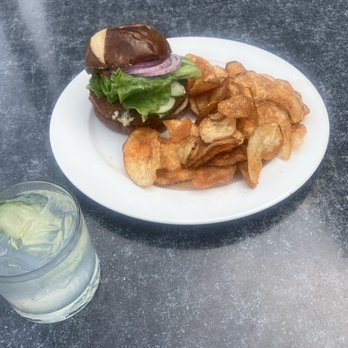 Cafe Brauer - Cucumber Garden Party And Falafel Burger - Venues & Event Spaces Near Me - Chicago, Illinois