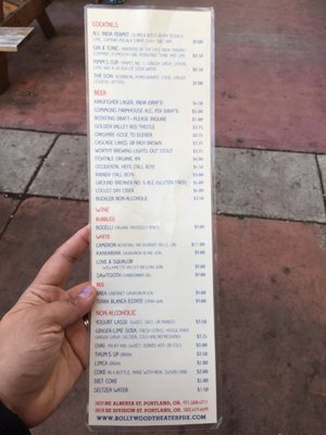 Menu photo 5 Bollywood Theater Portland, OR