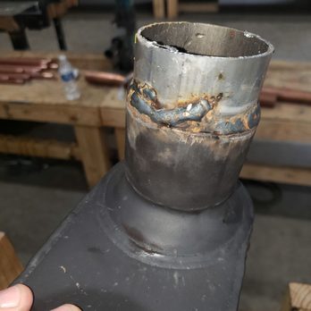 Pro Muffler & Welding - Scott's welding skills on a fake flowmaster - Auto Repair Near Me - Augusta, Georgia