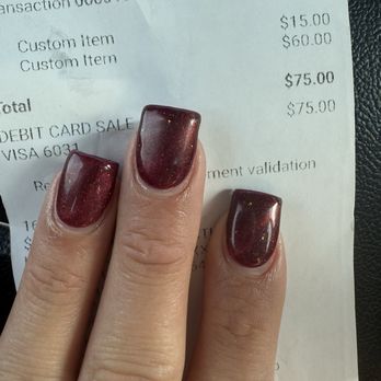K-Nails - Came in for a fresh acrylic no nails no removal just a fresh set. I literally just walked out and it looks like I need a fill - Nail Salons Near Me - Omaha, Nebraska K-Nails - Came in for a fresh acrylic no nails no removal just a fresh set. I literally just walked out and it looks like I need a fill - Nail Salons Near Me - Omaha, Nebraska
