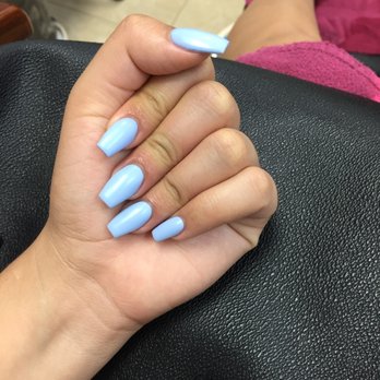 Pretty Nails - Coffin/ballerina shaped #28 gel matte - Nail Salons Near Me - Hialeah, Florida Pretty Nails - Coffin/ballerina shaped #28 gel matte - Nail Salons Near Me - Hialeah, Florida