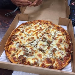 Panzera's Pizza - Sausage, shroom and green pepper!
