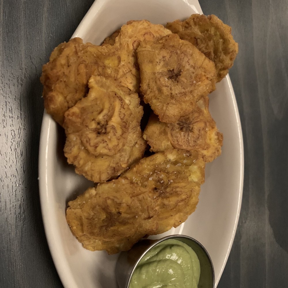 Noche Restaurant & Bar - Fried plantains with the most amazing sauce ever! - Tapas/Small Plates Near Me - Greendale, Wisconsin Noche Restaurant & Bar - Fried plantains with the most amazing sauce ever! - Tapas/Small Plates Near Me - Greendale, Wisconsin