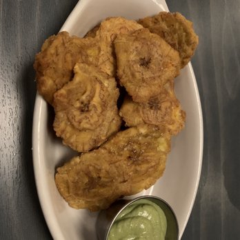 Noche Restaurant & Bar - Fried plantains with the most amazing sauce ever! - Tapas/Small Plates Near Me - Greendale, Wisconsin