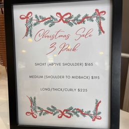 Special Christmas deals.