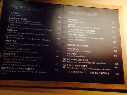 Menu photo 2 Crêpe Corner México, D.F., DIF