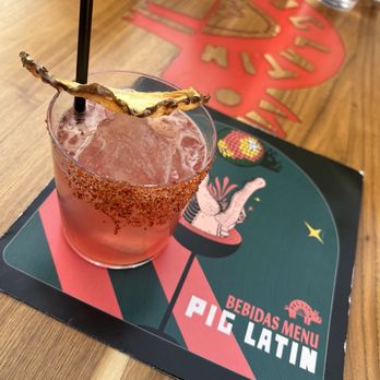 Pig Latin - Prickly pear drink - Cocktail Bars Near Me - Elk Grove, California Pig Latin - Prickly pear drink - Cocktail Bars Near Me - Elk Grove, California