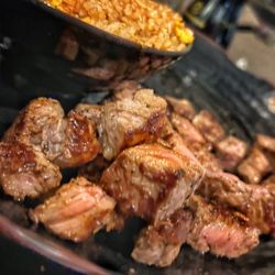 Shogun Japanese Grill & Sushi Bar - Teppanyaki steak was cooked perfectly.