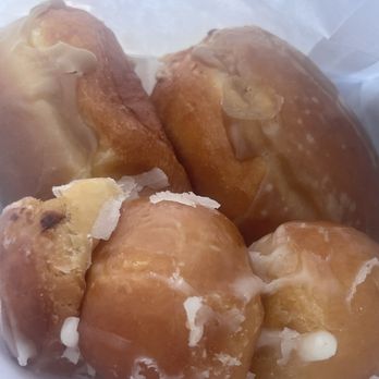 Happy's Donut Tree - Two maple donuts plus the extra holes she threw in. Thank you - Donuts Near Me - Napa, California Happy's Donut Tree - Two maple donuts plus the extra holes she threw in. Thank you - Donuts Near Me - Napa, California
