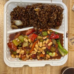 China Empress - Schezuan pork and fried rice: lunch special #23