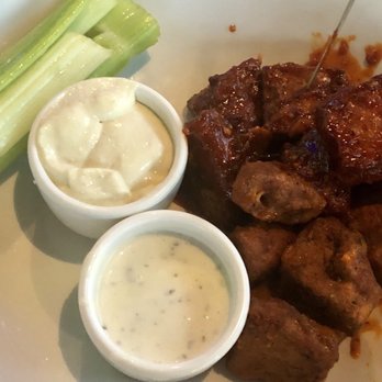 Yard House - Vegan "Gardein" Buffalo & Korean Wings, 07.18.2019. - Vegetarian Near Me - Gaithersburg, Maryland Yard House - Vegan "Gardein" Buffalo & Korean Wings, 07.18.2019. - Vegetarian Near Me - Gaithersburg, Maryland