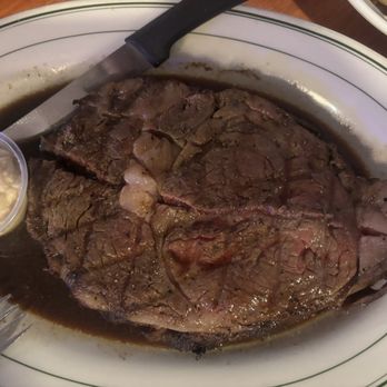 Elf's Den Restaurant & Lounge - Prime Rib was melt in your mouth tender and so delicious with the au jus - American Near Me - North Pole, Alaska