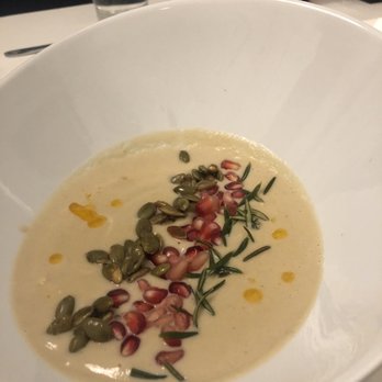 VIM Dining & Desserts - Parsnip Fennel Soup - New American Near Me - Santa Cruz, California
