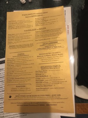 Menu photo 7 Pagliacci's Restaurant Plainville, CT Menu photo 7 Pagliacci's Restaurant Plainville, CT