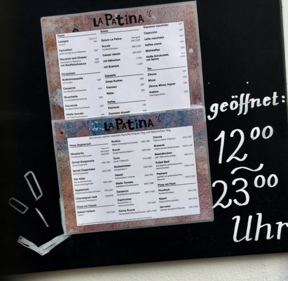 Menu photo 1 La Patina Hamburg, HH Menu photo 1 La Patina Hamburg, HH