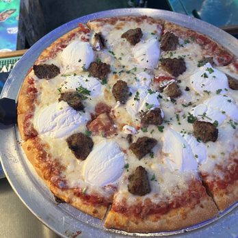 Wiseguys Bar & Grill - Meatball Ricotta Pizza - Cocktail Bars Near Me - Myrtle Beach, South Carolina Wiseguys Bar & Grill - Meatball Ricotta Pizza - Cocktail Bars Near Me - Myrtle Beach, South Carolina