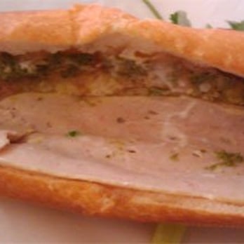 Gala Bakery - Banh mi pate cha...(yes there's only one thin layer of cha) $2.75 - Bakeries Near Me - Westminster, California Gala Bakery - Banh mi pate cha...(yes there's only one thin layer of cha) $2.75 - Bakeries Near Me - Westminster, California