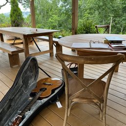 Got some work done al fresco!
