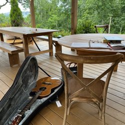 Skyline Lodge - Got some work done al fresco!