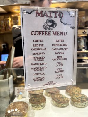 Menu photo 1 Matto Espresso New York, NY