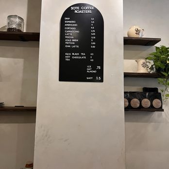 Sote Coffee Roasters - Menu wall - Coffee Roasteries Near Me - New York, New York Sote Coffee Roasters - Menu wall - Coffee Roasteries Near Me - New York, New York