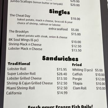 More Than Just Lobster NY - Menu - Salad Near Me - Brooklyn, New York More Than Just Lobster NY - Menu - Salad Near Me - Brooklyn, New York
