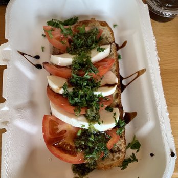 Tostado - Frida's Toast (Caprese, Tomato, Fresh Mozzarella, Balsamic, Pesto) - Breakfast & Brunch Near Me - San Juan, Puerto Rico Tostado - Frida's Toast (Caprese, Tomato, Fresh Mozzarella, Balsamic, Pesto) - Breakfast & Brunch Near Me - San Juan, Puerto Rico