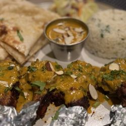 Flavors of India Cocoa Beach - Baby Lamb Chops special with a cashew cream sauce.