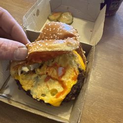 McDonald's - The quarter pounder I asked for with no mustard has mustard on it!!