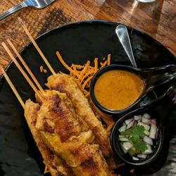 Thai Cravings - Grilled pork skewers (kao niew moo ping)