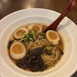 R6. Spicy Miso Ramen with extra egg R6. Spicy Miso Ramen with extra egg