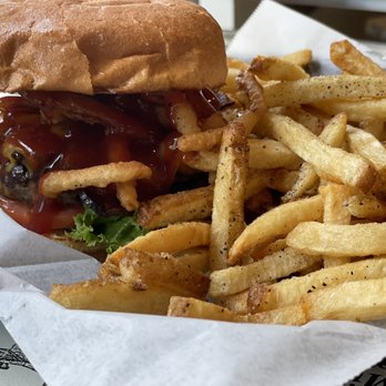 Ground Restaurant - Jordan's Sweet and smokey BBQ burger and fries - Burgers Near Me - Franklin, Tennessee Ground Restaurant - Jordan's Sweet and smokey BBQ burger and fries - Burgers Near Me - Franklin, Tennessee