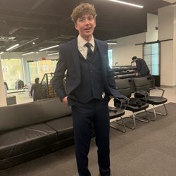 Nick’s Menswear Scottsdale - Three piece suit on a sharp dressed man.