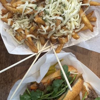 Y Tea Cafe - garlic fries with shredded cheese and Korean grilled beef sandwich - Sandwiches Near Me - Garden Grove, California Y Tea Cafe - garlic fries with shredded cheese and Korean grilled beef sandwich - Sandwiches Near Me - Garden Grove, California