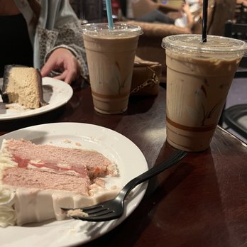 Coffee Underground - Strawberry cake (personal fave), mocha cheesecake, peanut butter mocha frappe, and iced coffee! Loved it ALL! - Coffee & Tea Near Me - Greenville, South Carolina Coffee Underground - Strawberry cake (personal fave), mocha cheesecake, peanut butter mocha frappe, and iced coffee! Loved it ALL! - Coffee & Tea Near Me - Greenville, South Carolina