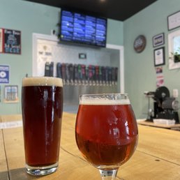 Small batch ale aged in brown sugar rum barrels with coffee added and some brown ale my husband liked Small batch ale aged in brown sugar rum barrels with coffee added and some brown ale my husband liked