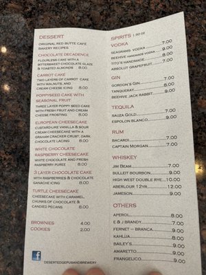 Menu photo 3 Desert Edge Brewery Salt Lake City, UT Menu photo 3 Desert Edge Brewery Salt Lake City, UT