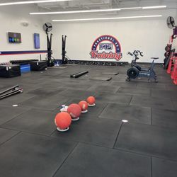 F45 Training Klein - The gym floor set up for a cardio day