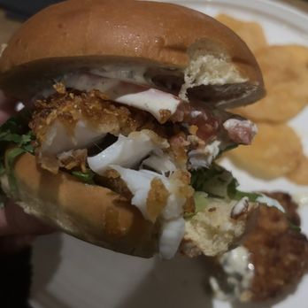 REV Kitchen & Bar - crispy haddock sandwich - Beer Bar Near Me - Beverly, Massachusetts