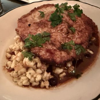 Heritage Tavern - Heritage Pork Schmitzel & Boudin Blanc - New American Near Me - Madison, Wisconsin