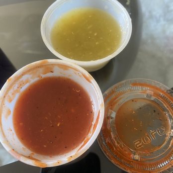 Sombrero Mexican Food - Watery green sauce and red sauce - Mexican Near Me - La Mesa, California Sombrero Mexican Food - Watery green sauce and red sauce - Mexican Near Me - La Mesa, California