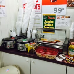 Sam's Food Mart - Hotdogs! Corn dogs! Egg rolls! Taquitos! Boiled peanuts!