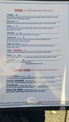 Menu photo 3 La Taqueria Victoria, BC
