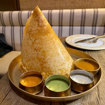 Kanyakumari - Guruprasad Dosa - Sambhar, chutney. - Seafood Near Me - New York, New York Kanyakumari - Guruprasad Dosa - Sambhar, chutney. - Seafood Near Me - New York, New York