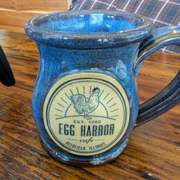 They sell their popular mugs which come in different colors for $20 I had to buy one lol